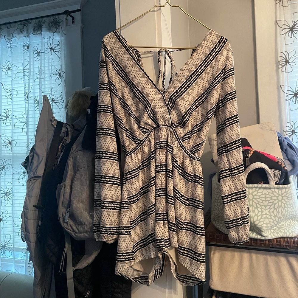 Long Sleeve Boutique Romper